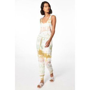 Young Fabulous & Broke NWT Jumpsuit Romper Tie Dye Racerback YFB Extra Small XS